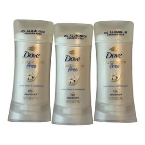 Dove - Aluminum Free Deodorant (2.6oz x3) - Cotton Flower Sandalwood